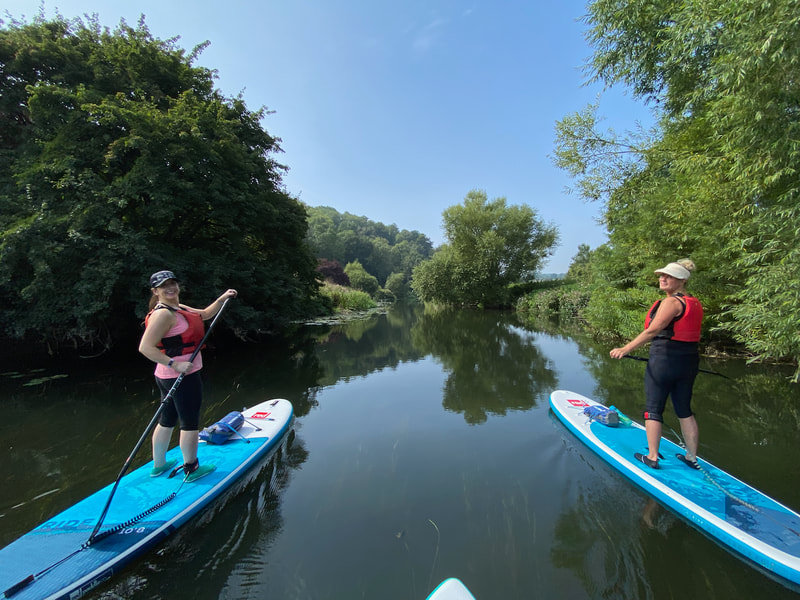 Hen Party wild swimming and SUP sessions in Bath