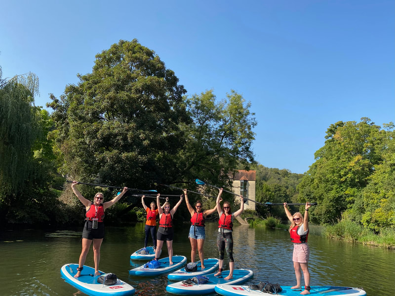 Large Group Activities in Bath - SUP Paddle Boarding for Hen Parties